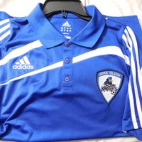 ADIDAS Clima Lite 365 Polo Shirt John Glenn Knights Soccer BRAND NEW - Picture 2 of 7